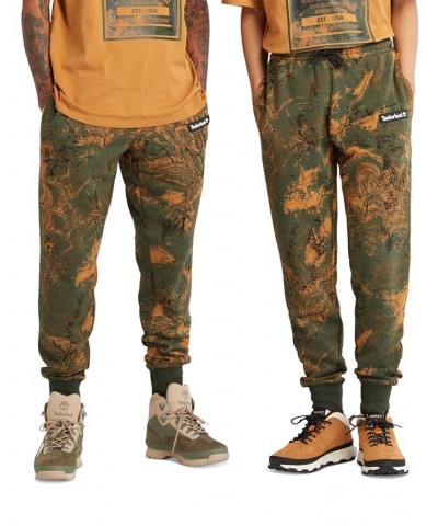 Men's Spring Rock Printed Sweatpants Green $44.10 Pants