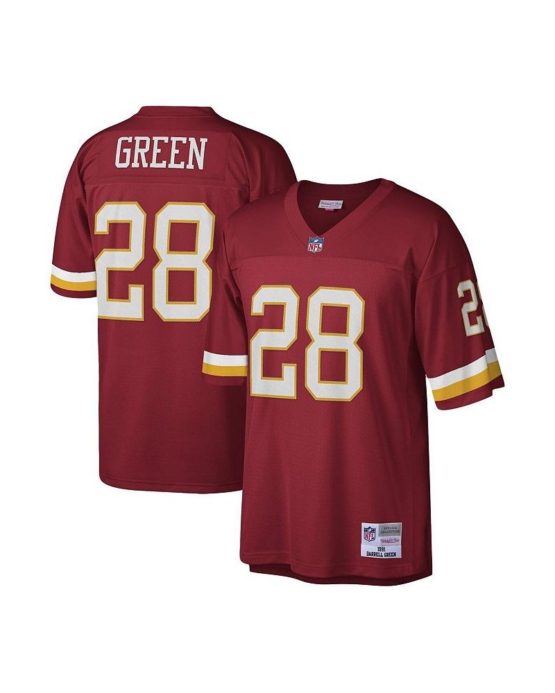 Men's Darrell Green Burgundy Washington Football Team Legacy Replica Jersey $54.40 Jersey