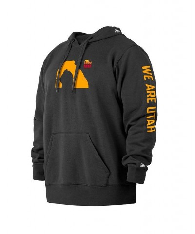 Men's Black Utah Jazz 2021/22 City Edition Big and Tall Pullover Hoodie $32.34 Sweatshirt