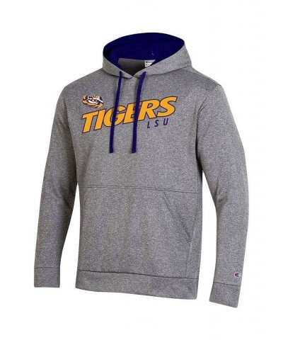 Men's Heathered Gray LSU Tigers Field Day Fleece Pullover Hoodie $36.00 Sweatshirt