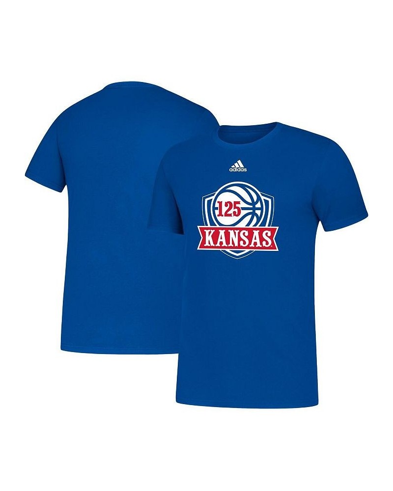 Men's Royal Kansas Jayhawks 125th Season Basketball Amplifier T-shirt $24.74 T-Shirts