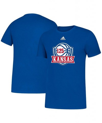 Men's Royal Kansas Jayhawks 125th Season Basketball Amplifier T-shirt $24.74 T-Shirts