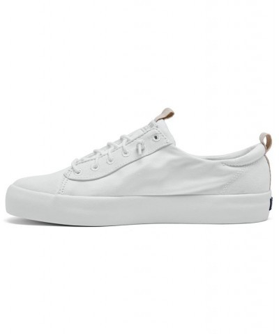 Women's Kickback Canvas Casual Sneakers White $37.80 Shoes