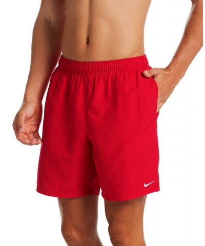 Men's Essential Lap Swoosh Logo 7" Swim Shorts PD07 $27.60 Swimsuits