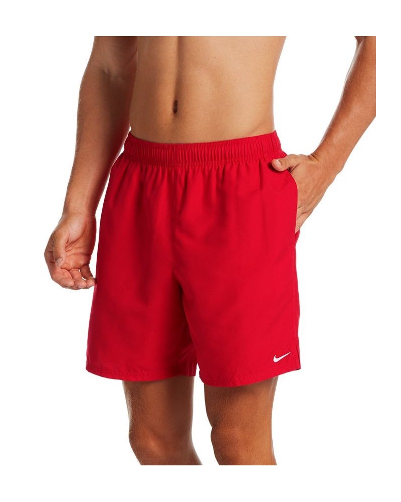 Men's Essential Lap Swoosh Logo 7" Swim Shorts PD07 $27.60 Swimsuits