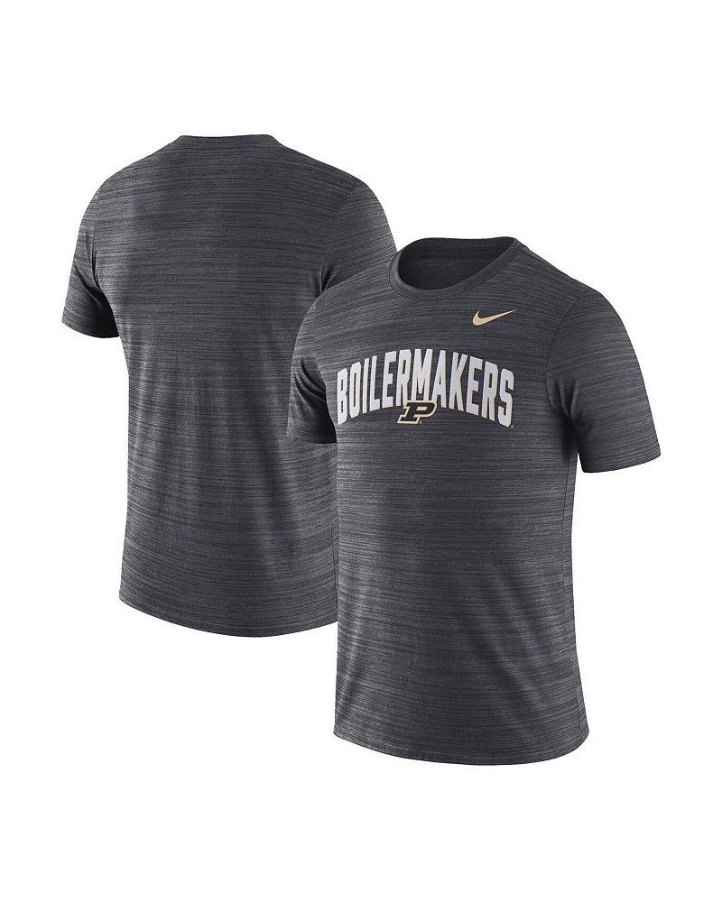 Men's Black Purdue Boilermakers 2022 Game Day Sideline Velocity Performance T-shirt $27.99 T-Shirts