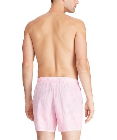 Men's Plaid Single-Button Fly Boxers PD04 $19.38 Underwear