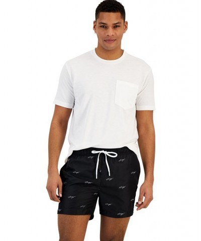 Boss Men's Swim Trunks Black $31.20 Swimsuits