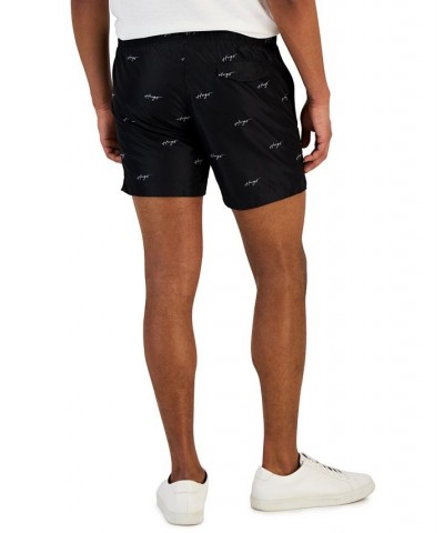 Boss Men's Swim Trunks Black $31.20 Swimsuits