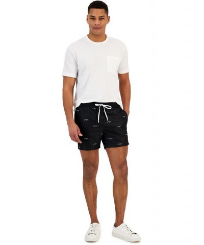 Boss Men's Swim Trunks Black $31.20 Swimsuits