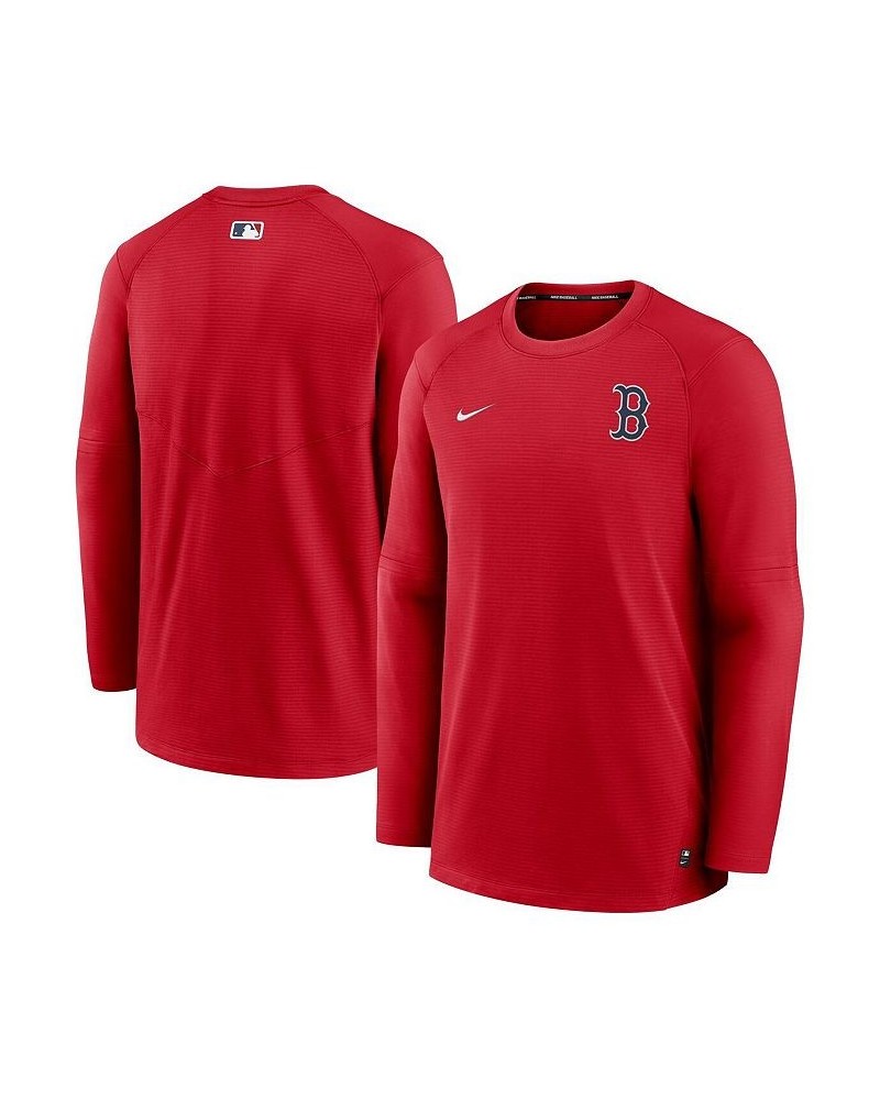 Men's Red Boston Red Sox Authentic Collection Logo Performance Long Sleeve T-shirt $39.60 T-Shirts