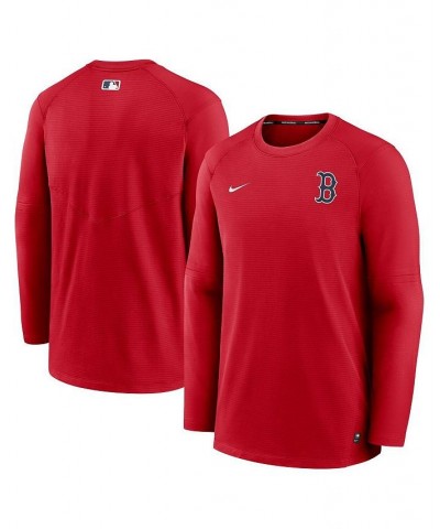 Men's Red Boston Red Sox Authentic Collection Logo Performance Long Sleeve T-shirt $39.60 T-Shirts