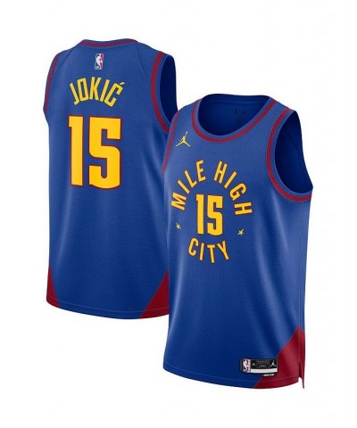 Men's Brand Nikola Jokic Blue Denver Nuggets 2022/23 Statement Edition Swingman Jersey $63.70 Jersey