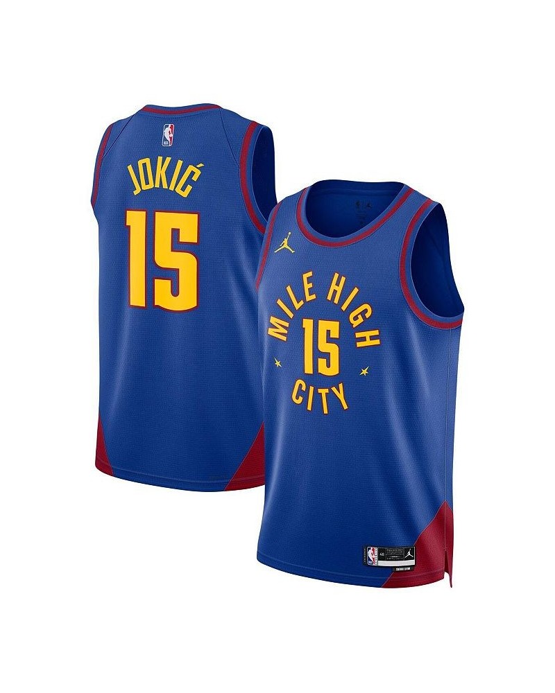 Men's Brand Nikola Jokic Blue Denver Nuggets 2022/23 Statement Edition Swingman Jersey $63.70 Jersey