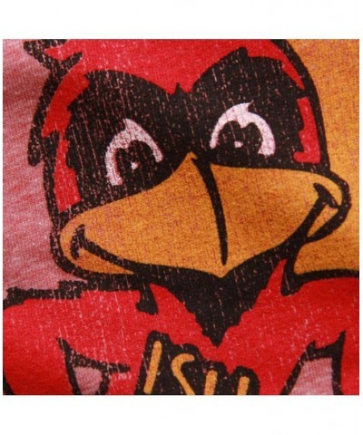 Men's Heather Cardinal Iowa State Cyclones Vintage-Like Tri-Blend T-shirt $24.74 T-Shirts