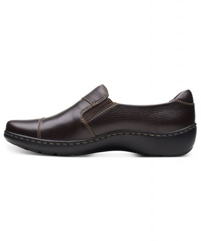 Women's Cora Harbor Zip Flats Brown $43.00 Shoes