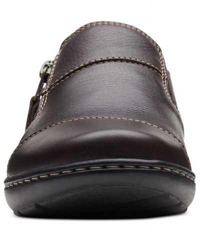 Women's Cora Harbor Zip Flats Brown $43.00 Shoes