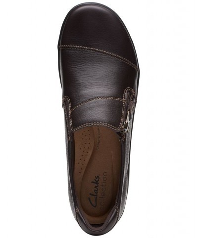 Women's Cora Harbor Zip Flats Brown $43.00 Shoes