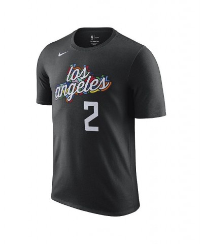 Men's Kawhi Leonard Black LA Clippers 2022/23 City Edition Name Number T-shirt $19.80 T-Shirts