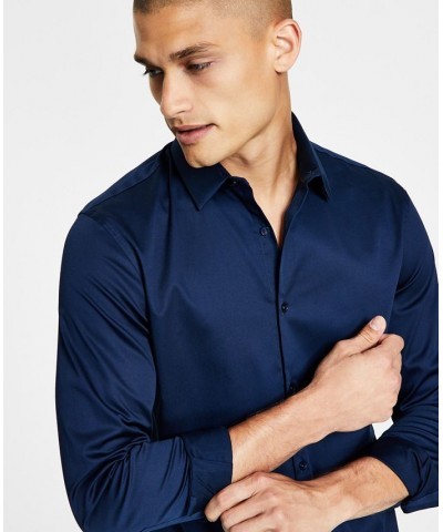 Men's Slim Fit Dress Shirt PD04 $22.26 Shirts