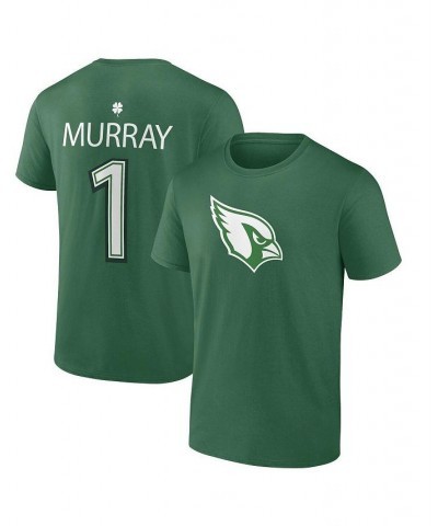 Men's Branded Kyler Murray Green Arizona Cardinals St. Patrick's Day Icon Player T-shirt $23.93 T-Shirts