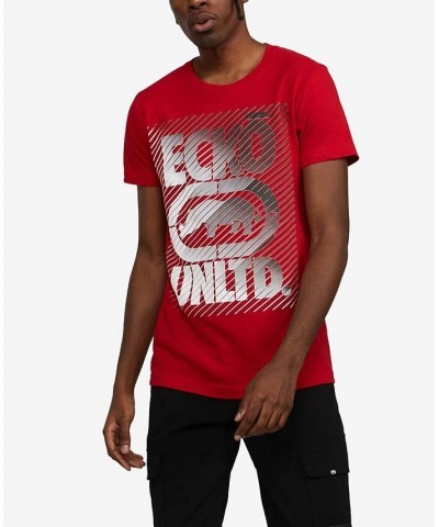 Men's Balance Transfer Graphic T-shirt Red $16.32 T-Shirts