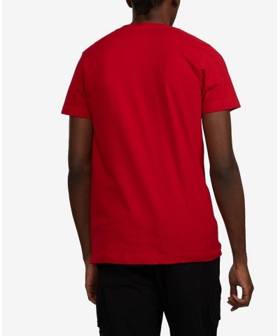 Men's Balance Transfer Graphic T-shirt Red $16.32 T-Shirts