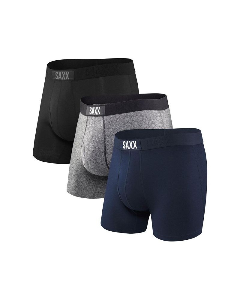 Men's Ultra Super Soft Boxer Fly Brief, Pack of 3 Multi $50.98 Underwear