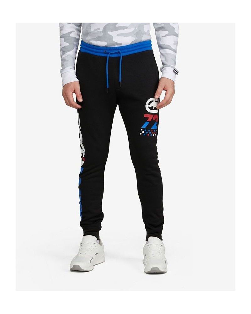 Men's Big and Tall Pixels-Alpha Joggers Black $33.06 Pants