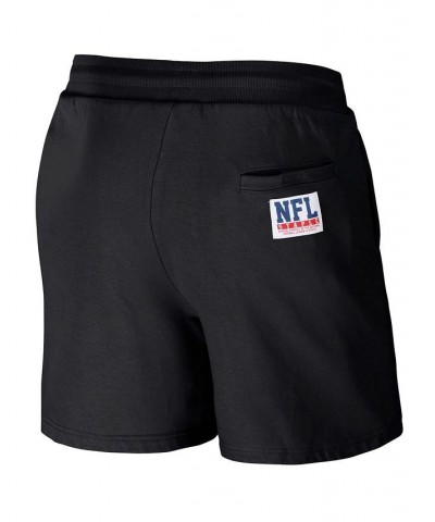 Men's NFL X Staple Black Pittsburgh Steelers New Age Throwback Vintage-Like Wash Fleece Short $29.14 Shorts