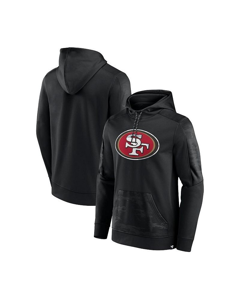 Men's Branded Black San Francisco 49ers On The Ball Pullover Hoodie $36.00 Sweatshirt