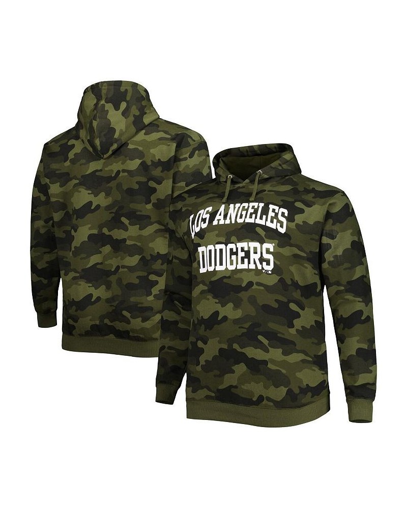 Men's Camo Los Angeles Dodgers Allover Print Big and Tall Pullover Hoodie $43.34 Sweatshirt