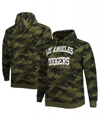 Men's Camo Los Angeles Dodgers Allover Print Big and Tall Pullover Hoodie $43.34 Sweatshirt