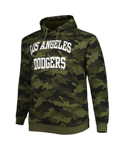 Men's Camo Los Angeles Dodgers Allover Print Big and Tall Pullover Hoodie $43.34 Sweatshirt