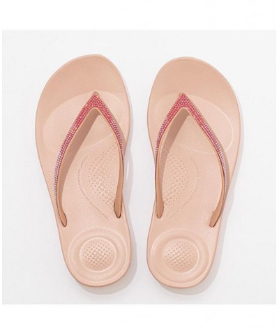 Women's Iqushion Ombre Sparkle Flip-Flops PD02 $30.25 Shoes