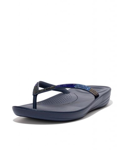 Women's Iqushion Ombre Sparkle Flip-Flops PD02 $30.25 Shoes