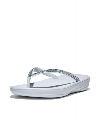 Women's Iqushion Ombre Sparkle Flip-Flops PD02 $30.25 Shoes