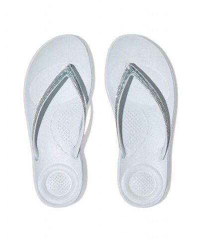 Women's Iqushion Ombre Sparkle Flip-Flops PD02 $30.25 Shoes