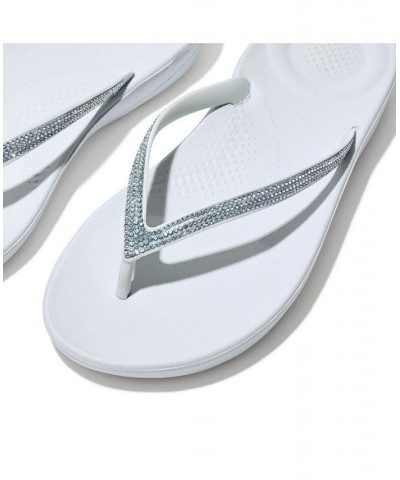 Women's Iqushion Ombre Sparkle Flip-Flops PD02 $30.25 Shoes