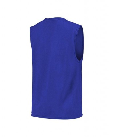 Men's Threads Blue St. Louis Blues Softhand Muscle Tank Top $20.70 T-Shirts