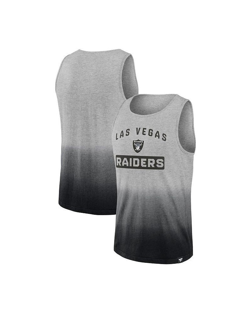 Men's Branded Heathered Gray, Black Las Vegas Raiders Our Year Tank Top $16.31 T-Shirts