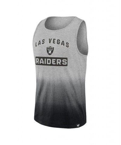 Men's Branded Heathered Gray, Black Las Vegas Raiders Our Year Tank Top $16.31 T-Shirts