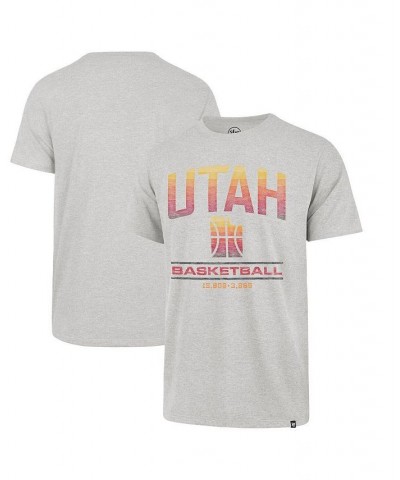 Men's '47 Gray Utah Jazz 2021/22 City Edition Elements Franklin T-shirt $16.95 T-Shirts