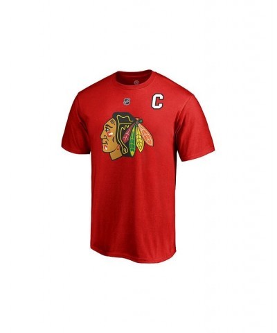 Chicago Blackhawks Jonathan Toews Men's Authentic Stack Name & Number T-Shirt $21.50 T-Shirts