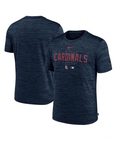 Men's Navy St. Louis Cardinals Authentic Collection Velocity Performance Practice T-shirt $29.49 T-Shirts