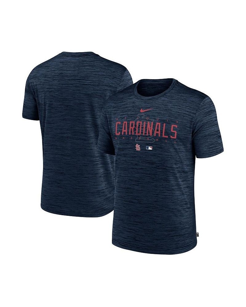 Men's Navy St. Louis Cardinals Authentic Collection Velocity Performance Practice T-shirt $29.49 T-Shirts