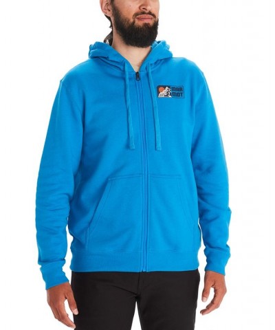 Mens Summit View Full Zip Hoody Blue $29.63 Sweatshirt