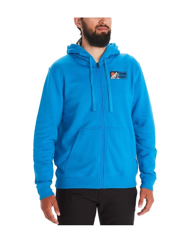 Mens Summit View Full Zip Hoody Blue $29.63 Sweatshirt