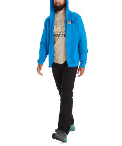 Mens Summit View Full Zip Hoody Blue $29.63 Sweatshirt