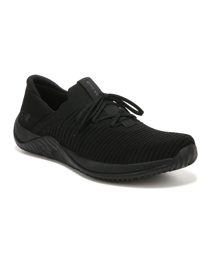 Women's Echo Knit Fit Slip-ons Black $51.99 Shoes